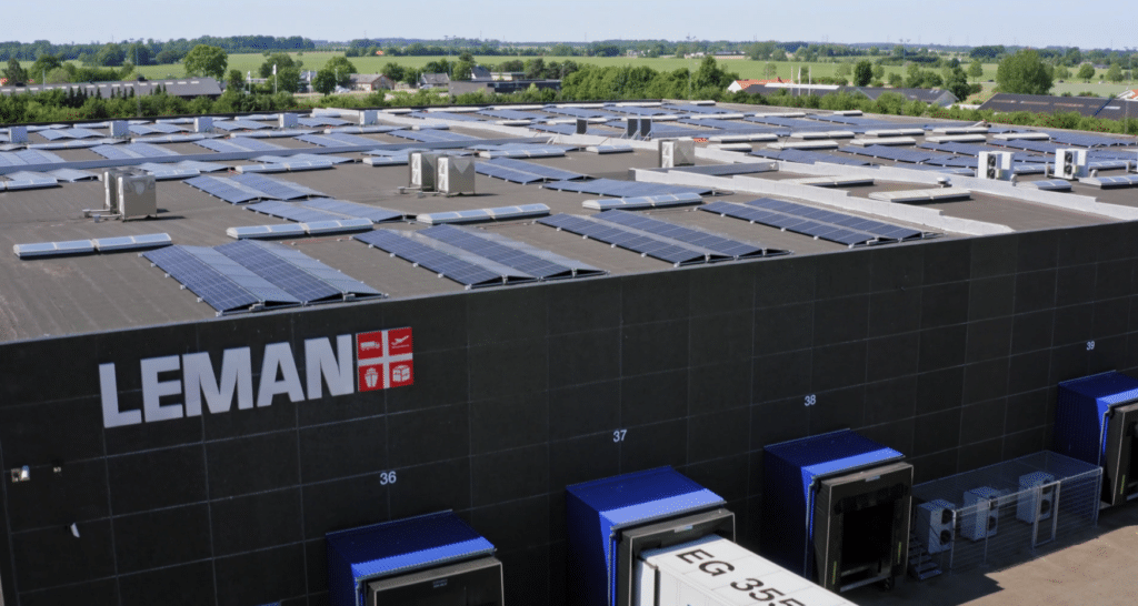 Solceller på taget til LEMAN