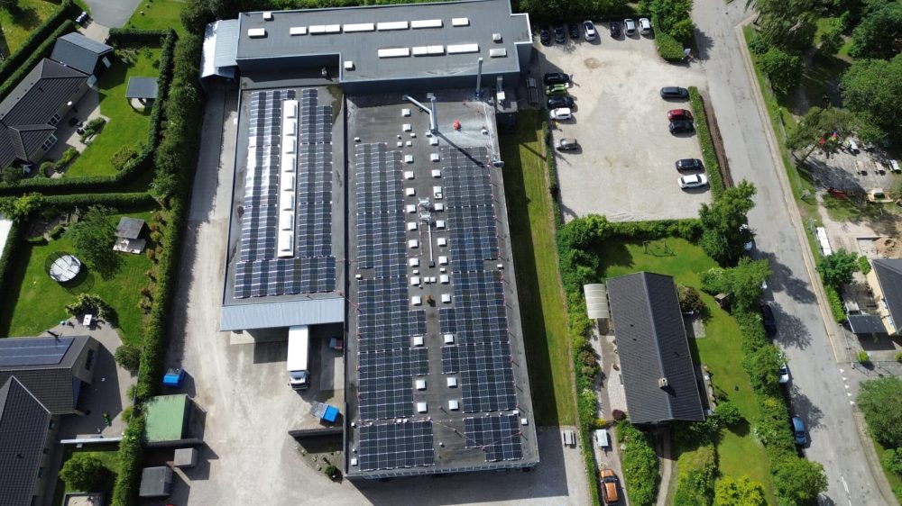 Tagbaserede solceller hos Tommerup Heilskov