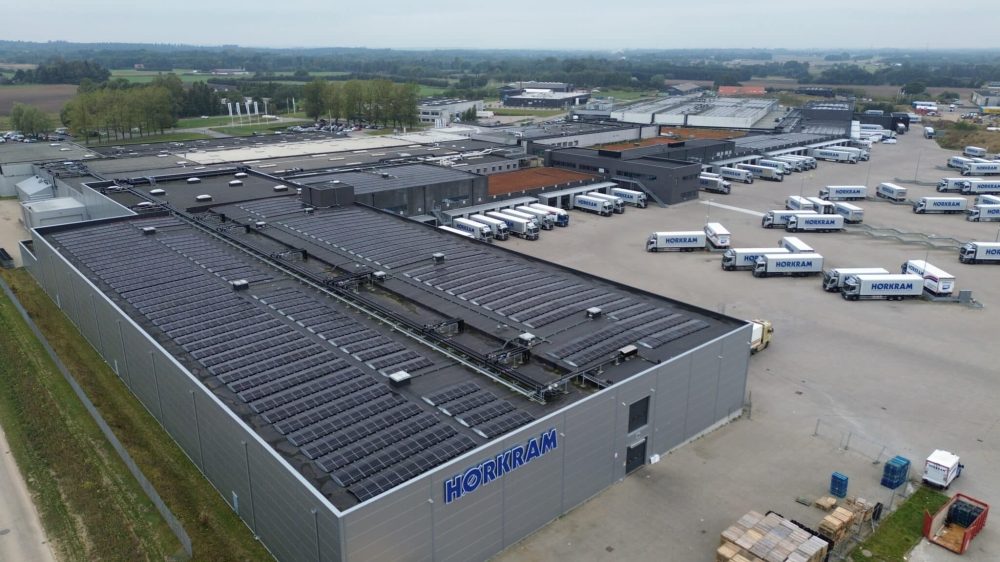 Solceller på taget til Hørkram