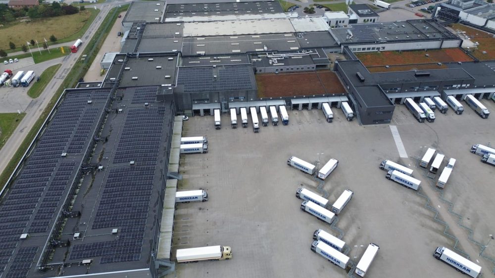 Solceller på taget til Hørkram