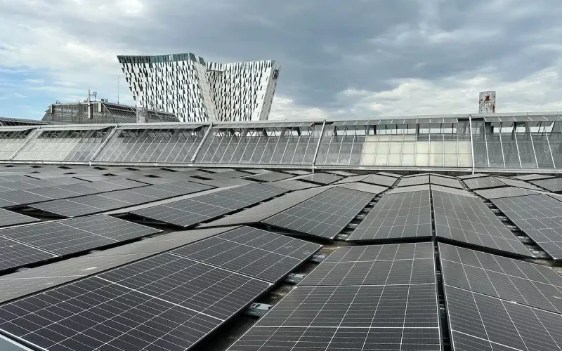 NRGreen solceller på taget hos Bellagroup